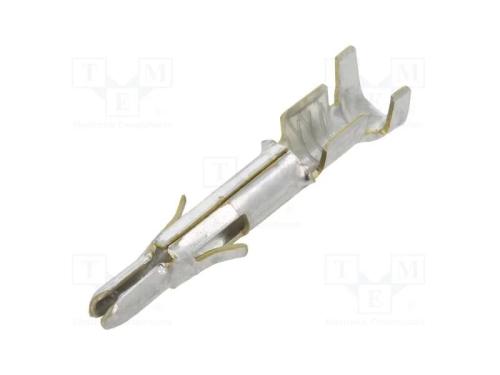 Contacto, Macho, Lat&atilde;o, Estanhado, 0,5&divide;2mm2, 20awg&divide;14awg, Cerrar