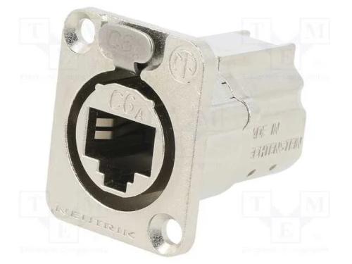 D-Shape Cat6a Painel Connector Shielded Feedthrough