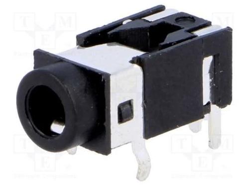 Tomada, Jack 3,5mm, F&ecirc;mea, Stereo Especial, Faixas: 4, Tht, W: 7,1mm