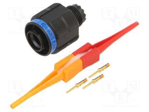 Conector: Militar, Tamanho 9, Mil-Dtl-38999 Series Iii, Prateado