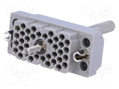 Conector: Retangulares, Tomada, Hermafroditas, Mat: Policarbonato