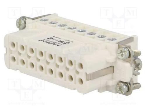 Conector: HDC, inserto de contatos, f&ecirc;mea, C146, .