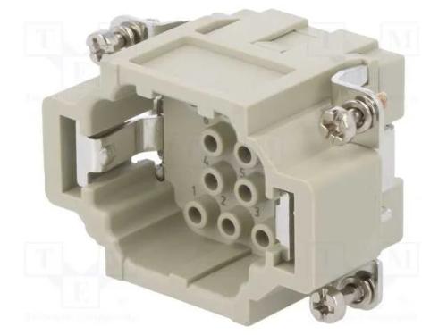 Conector: Hdc, Inserto de Contatos, Macho, Dee, Pin: 10, 10+Pe, 16a
