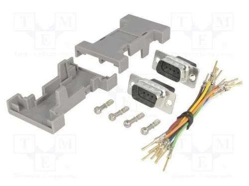 Passo: adaptador, D-Sub 9pin masculino,em ambos o.