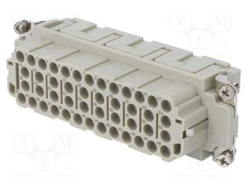 Conector: Hdc, Inserto de Contatos, F&ecirc;mea, Dee, Pin: 46, 46+Pe, 16a