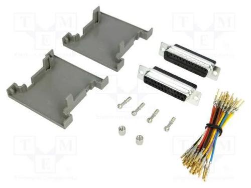 Passo: adaptador, D-Sub 25pin masculino,D-Sub 25p.