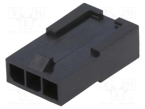 Ficha, Fio-Fio, Macho, Micro-Fit 3.0, 3mm, Pin: 3, Sem Contactos
