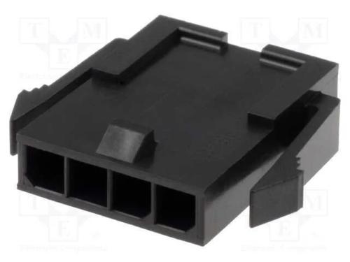 Ficha, Fio-Fio, Macho, Micro-Fit 3.0, 3mm, Pin: 4, Sem Contactos