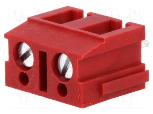PCB bloco terminal, angulares 90, 7,5mm, faixas: .