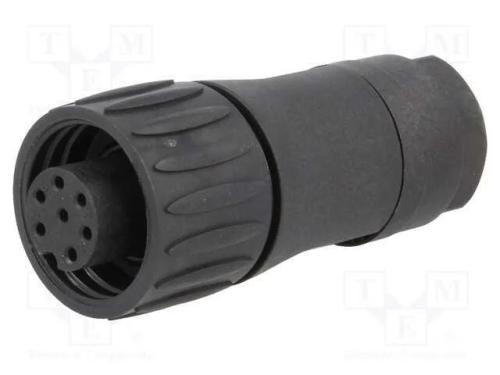 Conector: Redondos, Ficha, com Cabo, Pin: 7, F&ecirc;mea, Sem Contactos