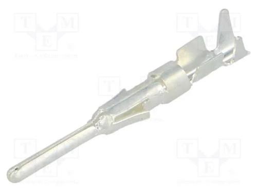 Contacto, Macho, 1,6mm, Prateado, 0,5&divide;1,5mm2, 20awg&divide;16awg, Cerrar