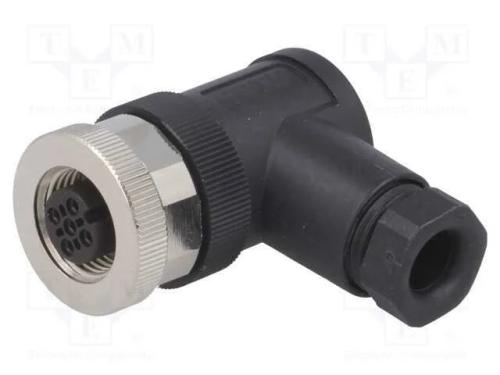 Ficha, M12, Pin: 5, F&ecirc;mea, C&oacute;digo A-Devicenet / Canopen, com Cabo