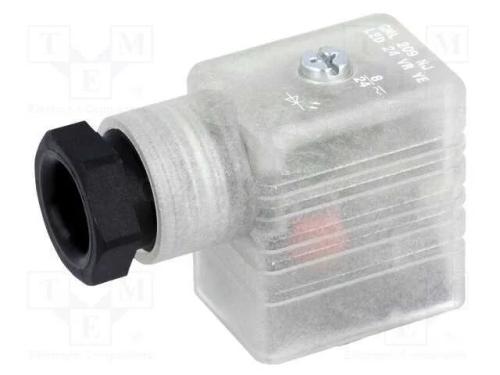 Conector: de v&aacute;lvulas, ficha, formato B, 11mm, f&ecirc;.