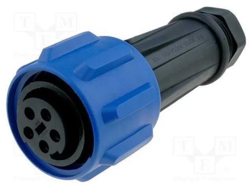 Conector: redondos, ficha, f&ecirc;mea, PIN: 5, rosca i.