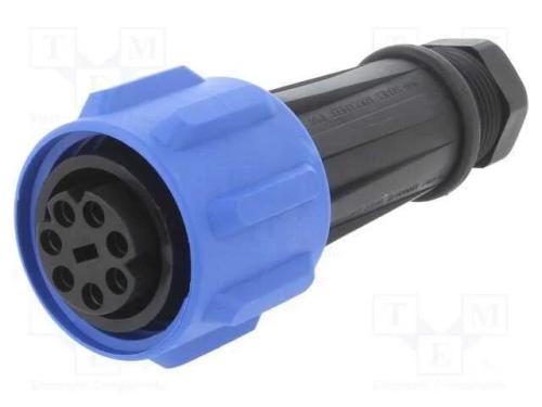 Conector: redondos, ficha, f&ecirc;mea, PIN: 7, rosca i.