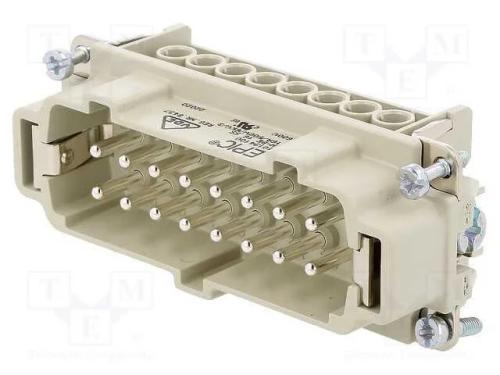 Conector: HDC, inserto de contatos, macho, EPIC H.