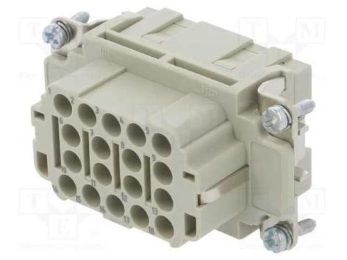 Conector: HDC, inserto de contatos, f&ecirc;mea, EPIC H.