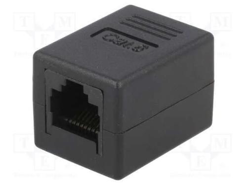 Tomada, Conector, Cat: 6, N&atilde;o Blindados, Sistema: 8p8c, Preta