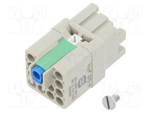 Han Q 12/0 Female W. Screw F. Ip65/67