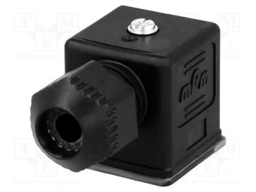 Conector: de V&aacute;lvulas, Ficha, Formato A, 18mm, F&ecirc;mea, Pin: 4, 1,5mm2