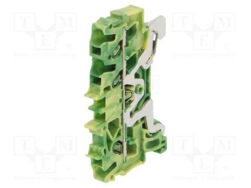 Conector: de carril, 2002, 2,5mm2, faixas: 1, bra.