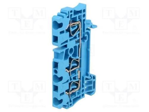 Conector: de carril, 2,5mm2, faixas: 1, bra&ccedil;adeir.
