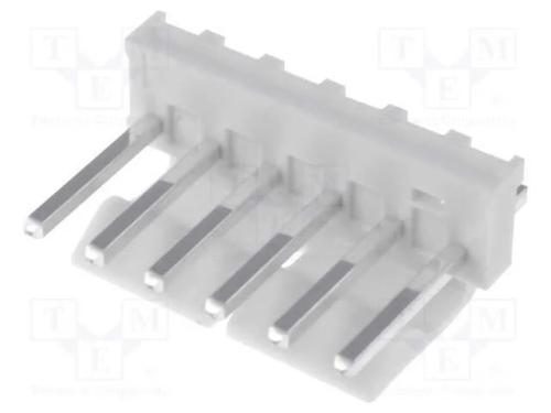 Tomada, Fio-Placa, Macho, Kk 396, 3,96mm, Pin: 6, Tht, 7a, Estanhado