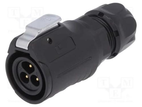 Conector: Redondos, Ficha, Tamanho 16, 02, Macho,.
