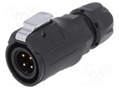Conector: Redondos, Ficha, Tamanho 16, 02, Macho,.