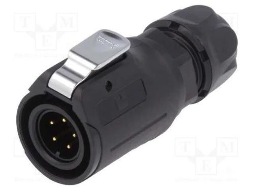 Conector: Redondos, Ficha, Tamanho 16, 02, Macho,.