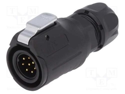 Conector: Redondos, Ficha, Tamanho 16, 02, Macho,.