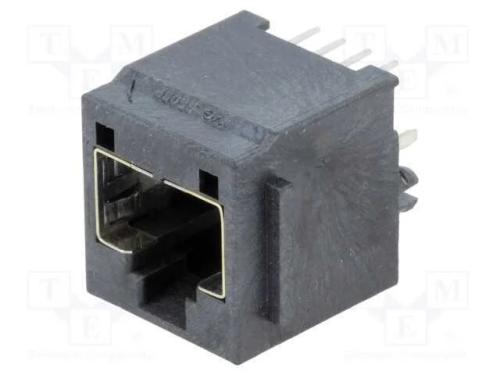 Tomada, Rj45, Pin: 8, Cat: 3, Blindadas, Dourado, Sistema: 8p8c, Tht