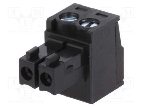 Bloco terminal separ&aacute;vel, 3,5mm, faixas: 2, simpl.
