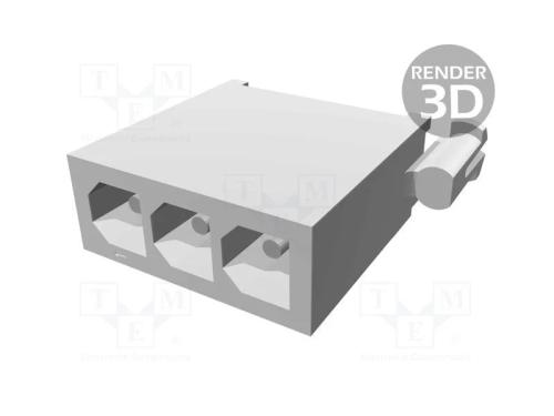 Tomada, Fio-Placa, Macho, Mini Universal Mate-N-Lok, 4,14mm, 600v