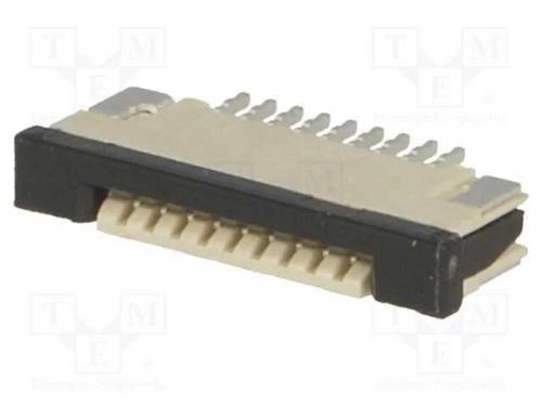 Conector: Ffc/Fpc, Horizontais, Pin: 9, Contactos Superiores,Zif