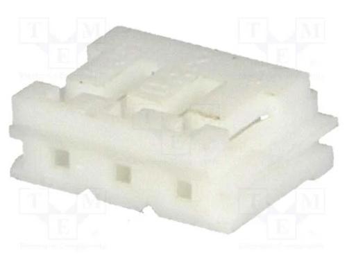 Fio-placa, ficha, f&ecirc;mea, EH, 2,5mm, PIN: 3, sem c.