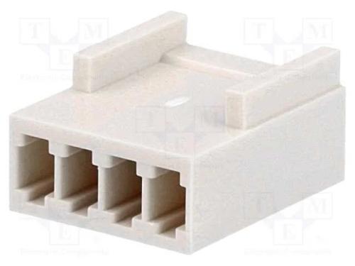 Fio-placa, ficha, f&ecirc;mea, KK, 2,5mm, PIN: 4, sem c.