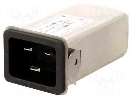 Conector: de alimenta&ccedil;&atilde;o, tomada, macho, 16A, 250.