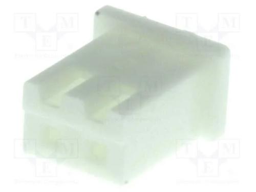Fio-placa, ficha, f&ecirc;mea, XH, 2,5mm, PIN: 2, sem c.