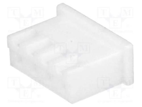 Fio-placa, ficha, f&ecirc;mea, XH, 2,5mm, PIN: 4, sem c.