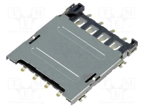 Conector: para cart&otilde;es, Micro SIM, com tampa arti.