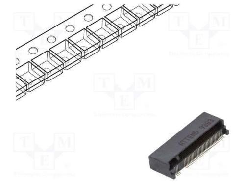 Conector: M.2 (NGFF), horizontais, SMT, gold flas.