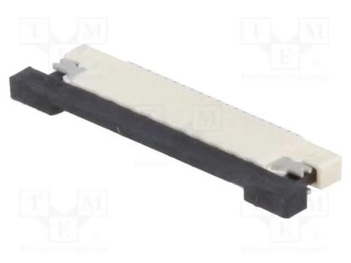 Conector: Ffc/Fpc, Horizontais, Pin: 20, Contactos Inferiores,Zif