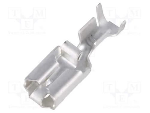 Conetor: Plano, 6,3mm, 0,8mm, Macho, 2,5&divide;4mm2, Cerrar, com Cabo