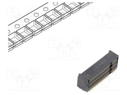 Conector: M.2 (NGFF), horizontais, SMT, gold flas.