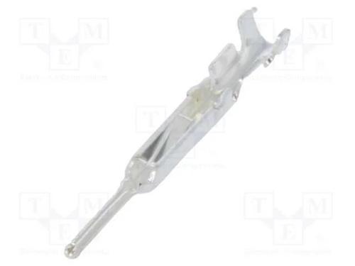Contacto, macho, prateado, 28AWG&divide;24AWG, HR22, cer.