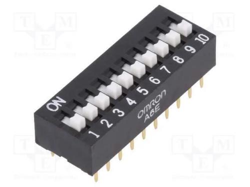 Interruptor: DIP-SWITCH, Quantidade de sec&ccedil;&otilde;es: 1.