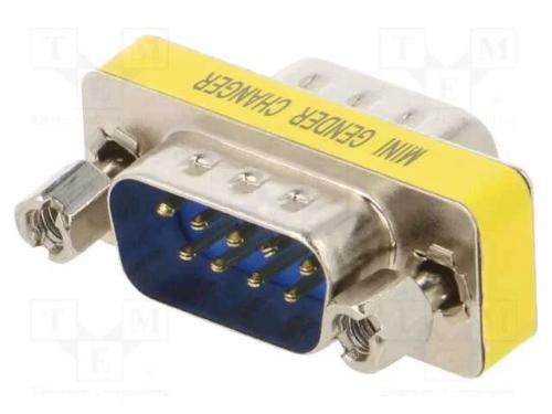 Passo: adaptador, D-Sub 9pin masculino,em ambos o.