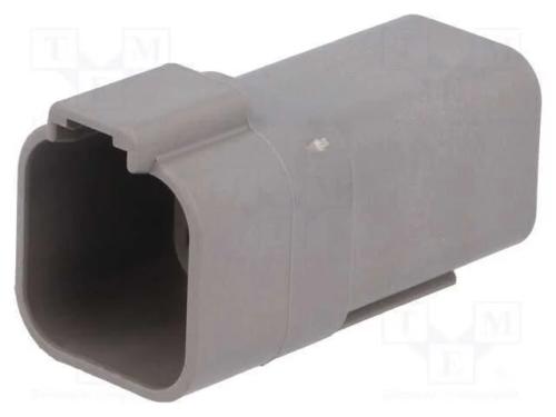 Conector: Fio-Fio, Dt, Macho, Ficha, com Cabo, Pin: 6, Cinzenta, Ip68