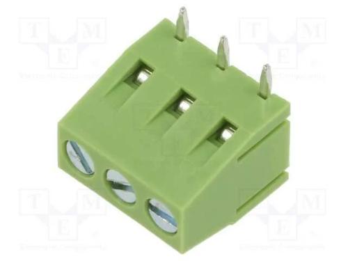 PCB bloco terminal, simples, 5mm, faixas: 3, para.